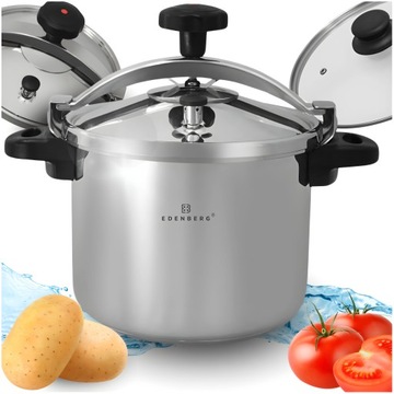Szybkowar Edenberg 5 l srebrny