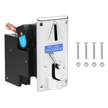 Монетоприемник поддерживает 6 различных выбираемых валют.