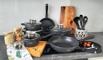 Marmory Set Pans Marorogle Mans включает в себя/газ