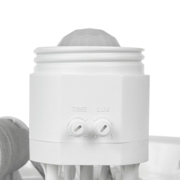 PLAFON 2xE27 для светодиодов с датчиком движения и сумерек