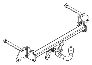 FORD TOURNEO COURIER 2 II V769 OD2023 ODEPÍNACÍ NA KLÍČEK ZAŘÍZENÍ(HÁK) TÁŽNÝ