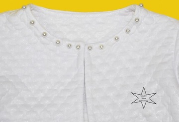 Bolerko żakiet wizytowe białe Jomar 134