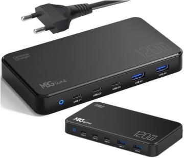 Rychlá Usb nabíječka Napájecí adaptér GaN 120W pro notebook QC3.0 Pps PD100W