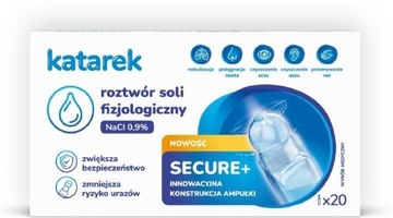 Katarek Secure+, 0,9% NaCl, 20 amp.x 5 ml E- Namex