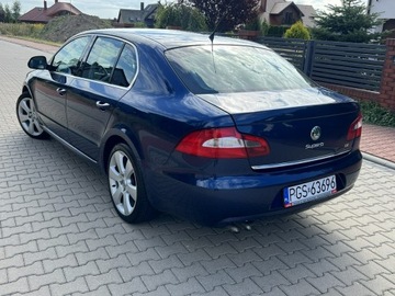 Skoda Superb II Sedan 1.9 TDI PD 105KM 2009 Škoda Superb Skoda Superb Zarejestrowany Navi, zdjęcie 3