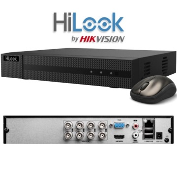 КОМПЛЕКТ МОНИТОРИНГА ИЗ 6 НАРУЖНЫХ КАМЕР 5MPx HILOOK 1TB Витая пара