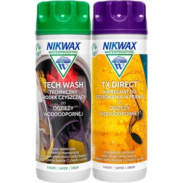 Nikwax Tech Wash 300ml + TX Direct Wash In 300ml