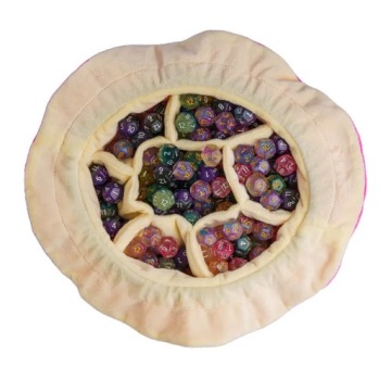 WORECZEK MISTRZA GRY - BRĄZOWY NA KOŚCI MONETY 31,5 X 11 CM