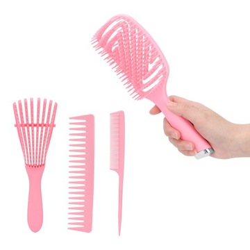 5шт распутывающая щетка для массажа кожи