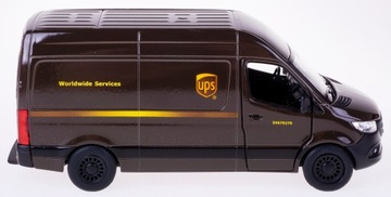 Автомобиль курьер UPS Mercedes Benz Sprinter металл 28s