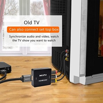 Адаптер Конвертер HDMI в AV 1080p