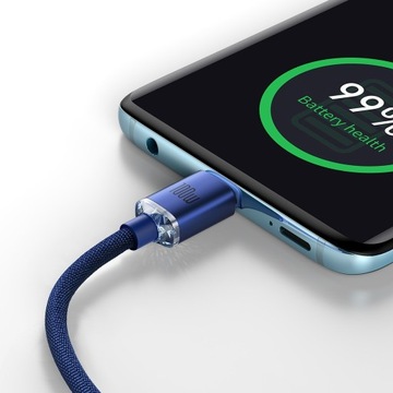 Кабель Baseus USB тип C — USB тип C, 2 м СИНИЙ usb c