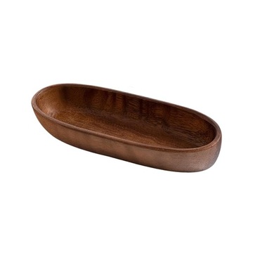 Деревянное сервировочное блюдо Лодка для суши для ресторана 25,5см х 8см