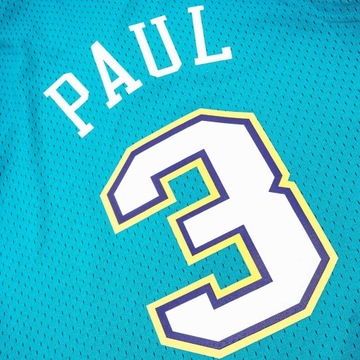 БИРЮЗОВАЯ ФУТБОЛКА MITCHELL&NESS NBA NEW ORLEAN HORNETS CHRIS PAUL - L