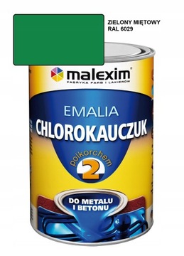 Emalia chlorokauczuk 2,5L ZIELONY MIĘTOWY RAL 6029