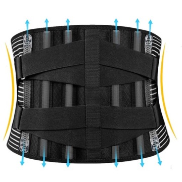 Спортивный поясной ремень XXL 120 см, черный для поддержки спины и корпуса