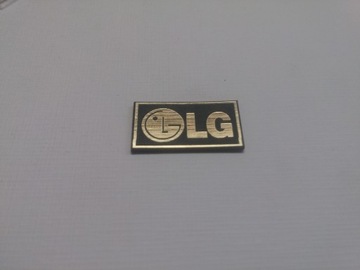 LG naklejka emblemat 20 x 9 mm *ZŁOTA
