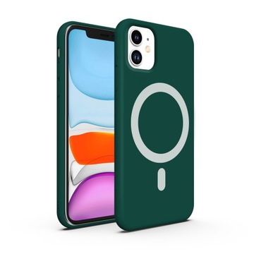 ETUI PREMIUM SILICONE MAGSAFE DO IPHONE 11