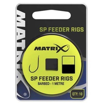 Przypony Matrix SP Feeder Rigs Barbed r. 10
