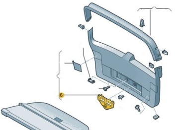 Новое треугольное крепление Volkswagen Passat