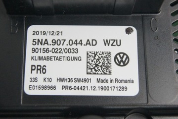 GD VW TIGUAN 5NA PANEL KLIMATIZACE 5NA907044AD