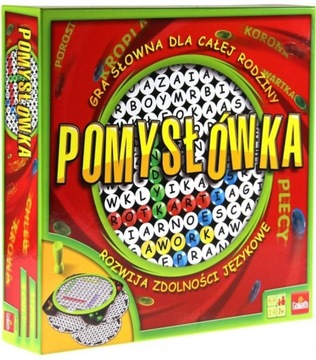 POMYSŁÓWKA GRA PLANSZOWA SŁOWNA KRZYŻÓWKA GOLIATH