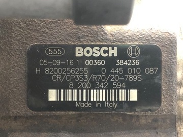 ČERPADLO VSTŘIKOVAČE SUZUKI GRAND VITARA II 8200256255 1.9 129KM