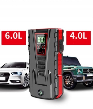 Беспроводной автомобильный стартер EAFC 22000 мАч 1200 А