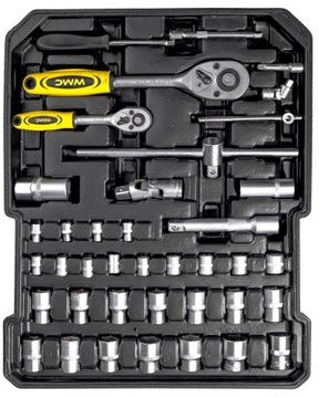 Набор инструментов битов из инструментов Queys Suitcase 246 CRV Элементы