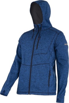 BLUZA Z KAPTUREM SUWAK NIEBIESKA LAHTI PRO XXL