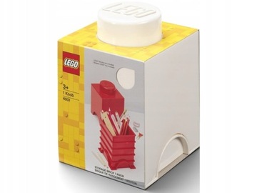 LEGO 4001 POJEMNIK 1 BIAŁY NOWY