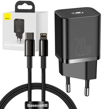 Baseus Ładowarka USB-C 20W do iPhone 11 12 Pro Max