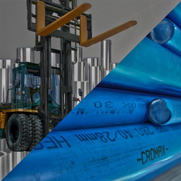 Стержень из хромированной стали 18 мм Cromax 280x