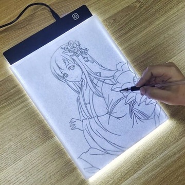 LED ГРАФИЧЕСКИЙ ПЛАНШЕТ - ИДЕАЛЬНЫЙ ПОДАРОК ​​(А4) - ДЛЯ СТУДЕНТОВ, ДЕТЕЙ