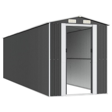 vidaXL Садовый навес антрацит 192x689x223 см, оцинкованная сталь