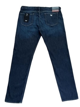 EMPORIO ARMANI jeansy męskie slim r. W 38 L 33