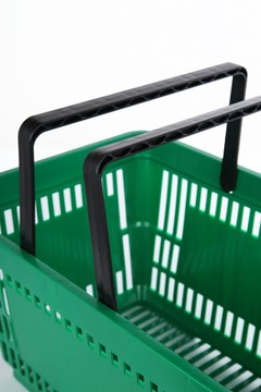 Набор Тележка оцинкованная с ручкой + 10 корзин 22л Темно-Зеленый