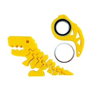 KEYSPINNER / KEYRAMBIT / KEYFLIPPER ŻÓŁTY ZESTAW DINUŚ HIT TIKTOK!