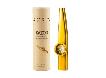 KAZOO METALOWE GOLD + ETUI