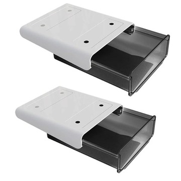 Скрытый ящик под подвесным верхним выдвижным самостоятельно -адгезивным организатором 2 ПК