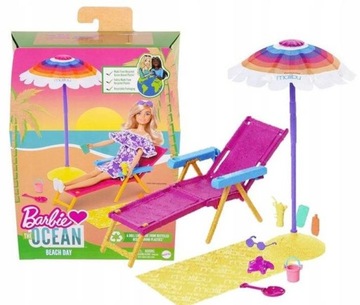 Barbie Loves The Ocean Zestaw Plażowy GYG16/GYG17