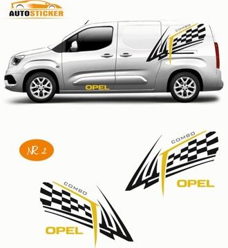 naklejka naklejki bus opel combo