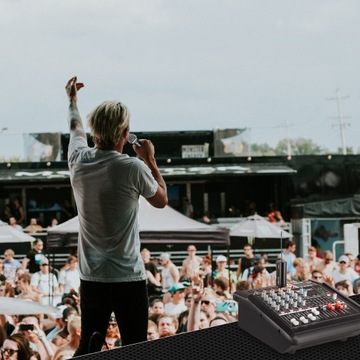 Беспроводной микрофон UHF + приемник с разъемом 6,3 мм