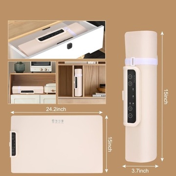 ГРАФЕНОВАЯ НАГРЕВАТЕЛЬНАЯ КОЛОДКА ЭЛЕКТРИЧЕСКИЙ МАТ ТАЙМЕР 3 УРОВНЯ ТЕМПЕРАТУРЫ