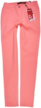 ONLY spodnie PINK skinny DUFFY LEGGINS _ W27 L34