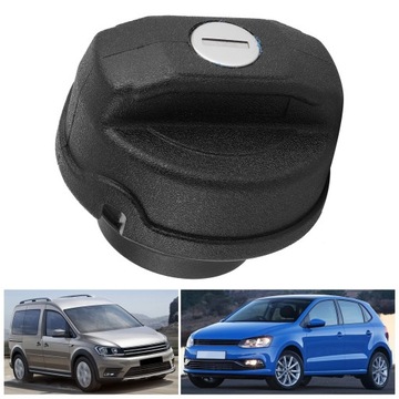 NÁDRŽ PALIVA ZÁCPA  ČERNÁ ABS DO BEETLE POLO CADDY Z 2 KLÍČ