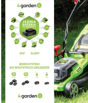 4GARDEN ДВОЙНОЕ ЗАРЯДНОЕ УСТРОЙСТВО. 40 В (2 х 20 В)