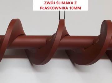 ВИНТ ДЛЯ ПЕЧИ, КОТЛА - ПРОИЗВОДИТЕЛЬ - ТОЛЩИНА КАТУШКИ 10ММ