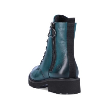 RIEKER - REMONTE damskie buty, botki blue D8671-12