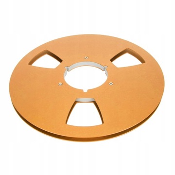 КАТУШКА ДЛЯ ЗАПИСИ ПУСТАЯ КАТУШКА 1/4 10 ДЮЙМОВ С 3 ОТВЕРСТИЯМИ ЗОЛОТАЯ